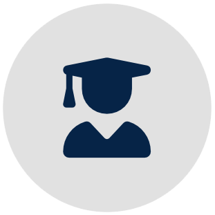 graduating student icon