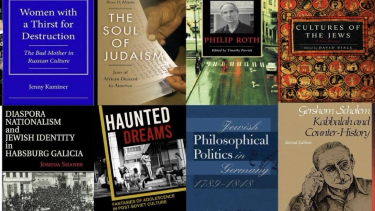 A collage of book covers featuring various titles and authors related to history and culture.