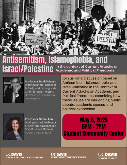 Antisemitism & Islamophobia Talk  - Vertical Flyer